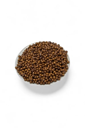 4 mm Açık Kahve Ahşap Boncuk 50 gr (1300 ADET ORTALAMA)