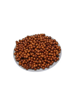 5 mm Açık Kahve Ahşap Boncuk 50 gr