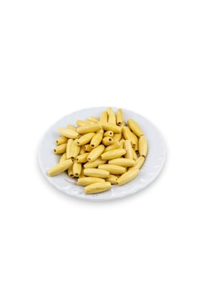12 Mm Arpa Hardal Sarısı (22X6 MM) Ahşap Boncuk 35 gr (70 ADET)