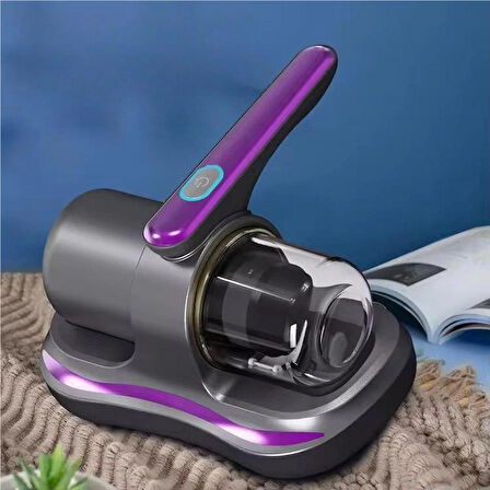 Kablosuz Yatak Akar Sökücü | UV-C Işık, HEPA Filtre, Güçlü Emiş, 4500mAh Batarya
