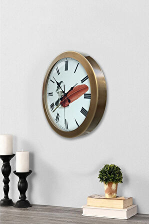 Eskitme Metal Eski Duvar Saati