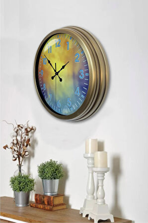 40 Cm Eskitme Metal Venus Duvar Saati