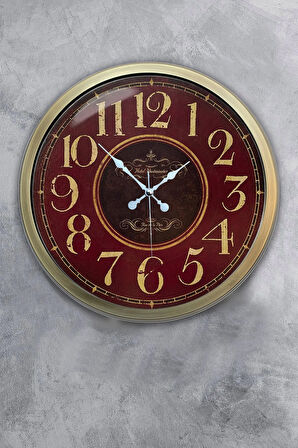 40 Cm Eskitme Metal Rome De La Paris Duvar Saati