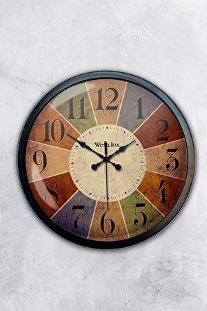 40 Cm Siyah Metal Westclox Duvar Saati