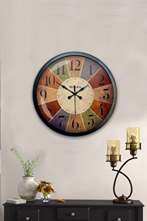 40 Cm Siyah Metal Westclox Duvar Saati