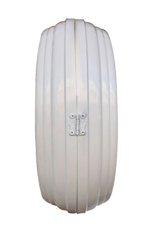 Hediyelik 40 Cm Beyaz Metal Dekoratif Istasyon Duvar Saati