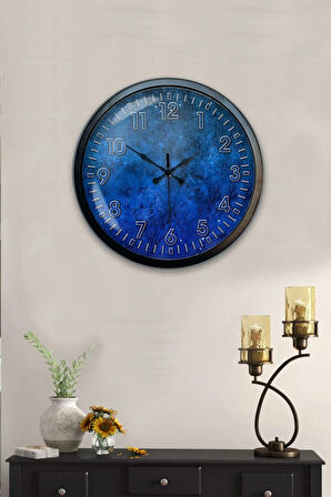 Hediyelik 40 Cm Siyah Metal Class Duvar Saati