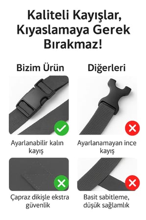 AİBAR Taşınabilir Güvenli Mama Sandalyesi - Aibar Marka, Gri Renk
