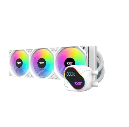 AIGO DO360 ARGB LCD 360mm Beyaz Sıvı Soğutma 1851/AM5