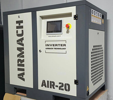 AIRMACH 15 KW 20 HP İnvertörlü Vidalı Kompresör