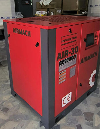 AIRMACH 22 KW 30 HP İnvertörlü Vidalı Kompresör