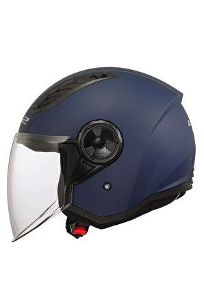 AIRFLOW MAT MAVI YARIM KASK