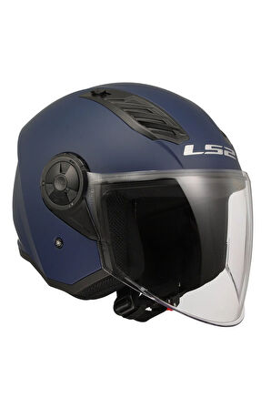 AIRFLOW MAT MAVI YARIM KASK