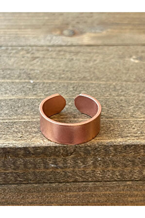 %100 Saf Bakır Yüzük Ayarlanabilir Ölçü Bakır Yüzük
