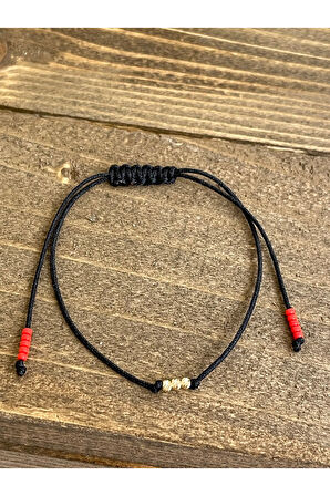 14 Ayar Altın 3 Dorikalı Zarif Altın Bileklik