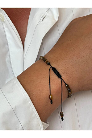 14 Ayar Altın Burgu Altın Detaylı Doğal Kaplangözü Taşlı Tasarım Altın Bileklik