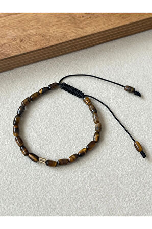 14 Ayar Altın Burgu Altın Detaylı Doğal Kaplangözü Taşlı Tasarım Altın Bileklik