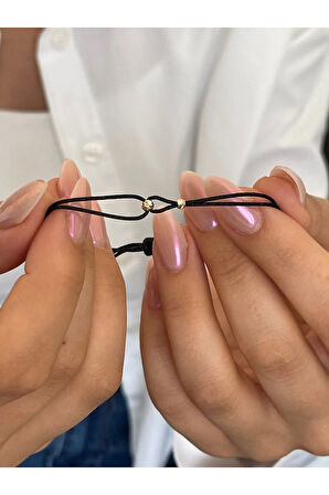 14 Ayar Altın Dorkikalı El İşi Zarif Altın Bileklik