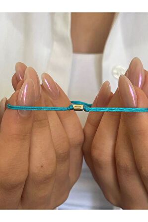 14 Ayar Altın Zarif Altın Bereket Şans Bilekliği