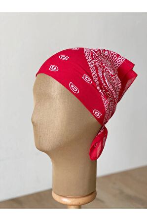 %100 Pamuklu Klasik Desen Unisex Bandana Renkli Bandana Etnik Desenli A Kalite Bandana