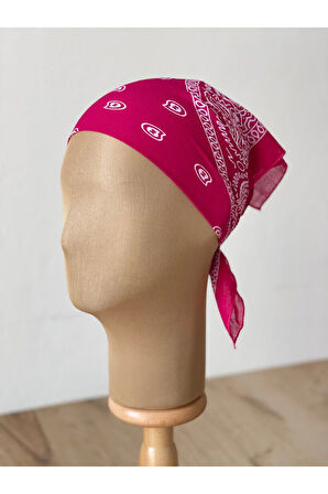 %100 Pamuklu Klasik Desen Unisex Bandana Renkli Bandana Etnik Desenli A Kalite Bandana