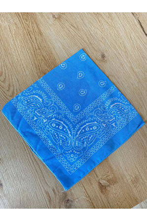 %100 Pamuklu Klasik Desen Unisex 2li Bandana Seti Renkli Bandana Etnik Desenli A Kalite Bandana