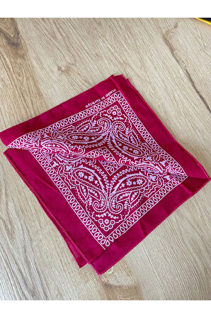 %100 Pamuklu Klasik Desen Unisex 2li Bandana Seti Renkli Bandana Etnik Desenli A Kalite Bandana