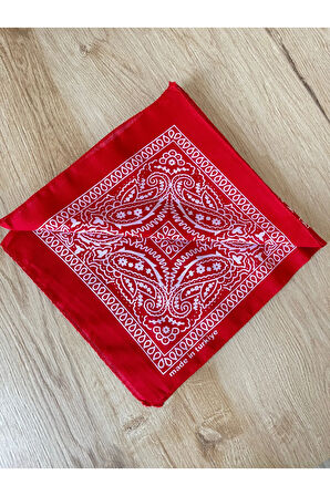 %100 Pamuklu Klasik Desen Unisex 2li Bandana Seti Renkli Bandana Etnik Desenli A Kalite Bandana