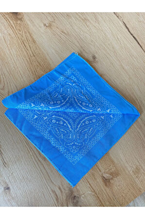 %100 Pamuklu Klasik Desen Unisex 2li Bandana Seti Renkli Bandana Etnik Desenli A Kalite Bandana