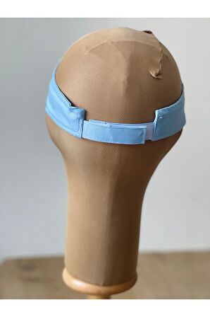 %100 Pamuk Sporcu Koşu Tenis Vizör Şapka Arka Kısmı Ayarlanabilir Unisex Vizör Şapka