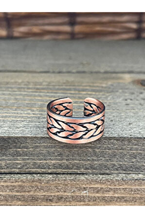 Ayarlanabilir Ölçü Saf Bakır Yüzük