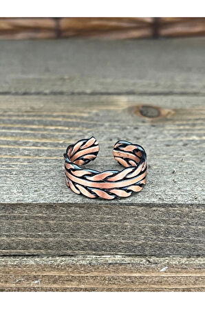 Ayarlanabilir Ölçü Saf Bakır Yüzük