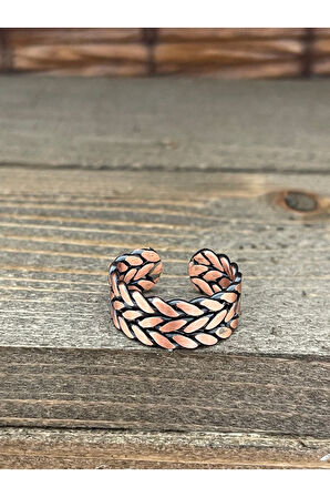 Ayarlanabilir Ölçü Saf Bakır Yüzük