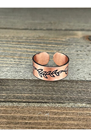 Ayarlanabilir Ölçü Saf Bakır Yüzük