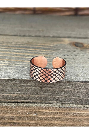 Ayarlanabilir Ölçü Saf Bakır Yüzük