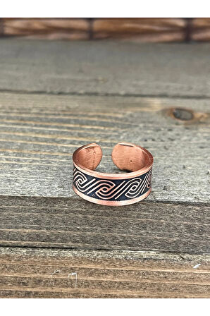 Ayarlanabilir Ölçü Saf Bakır Yüzük