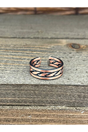 Ayarlanabilir Ölçü Saf Bakır Yüzük