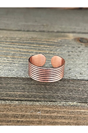 Ayarlanabilir Ölçü Saf Bakır Yüzük