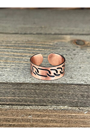 Ayarlanabilir Ölçü Saf Bakır Yüzük