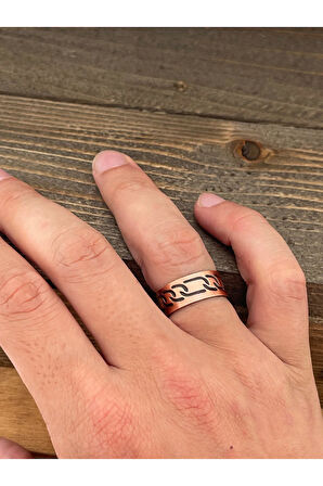 Ayarlanabilir Ölçü Saf Bakır Yüzük