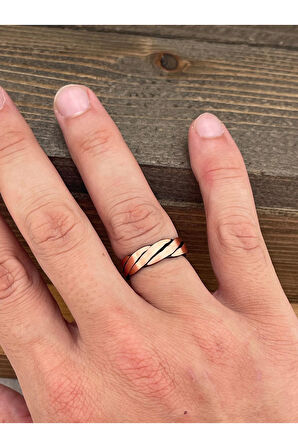 Ayarlanabilir Ölçü Saf Bakır Yüzük