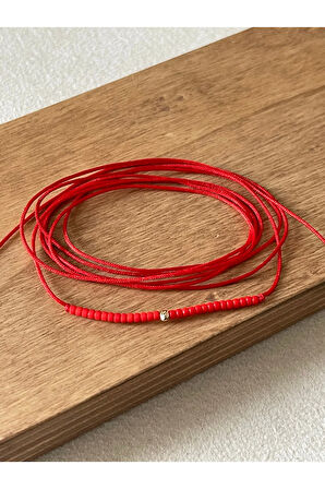 14 Ayar Altın Dorikalı Afgan Taşlı Şans Altın Halhal Altın Şans İpi