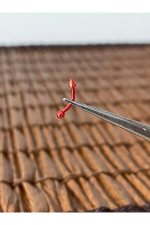 316 L Cerrahi Çelik Kaş Kulak Snug Helik Kıkırdan Daith Conch Rokk Tragus Piercing