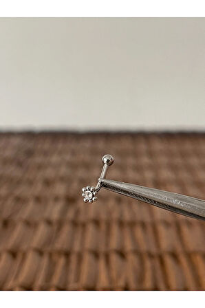 316 L Cerrahi Çelik Kaş Piercingi Kulak Snug Helix Kıkırdak Daith Conch Rook Tragus Piercing