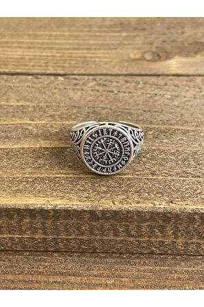 925 Ayar Gümüş Kaplama Ayarlanabilir Ölçü Antik Model Yüzük