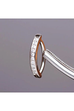 Yüksek Kalite G23 Titanium Pırlanta Modeli Su Taşı Titanyum Göbek Piercingi