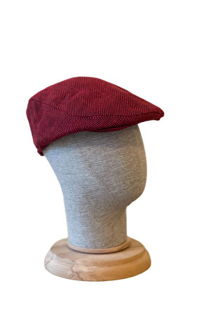 London Model Kışlık Kaşe Kumaş Unisex Kasket Şapka Standart Beden