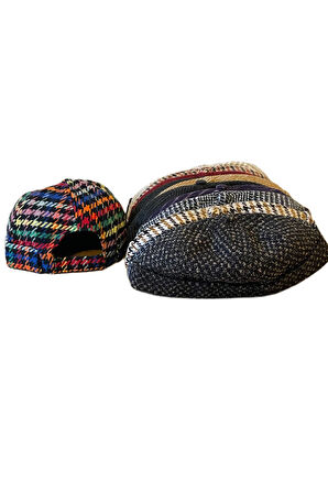 Kışlık Kaşe Cap Ayarlanabilir Docker Şapka Kışlık Takke Şapka Retro Şapka Takke