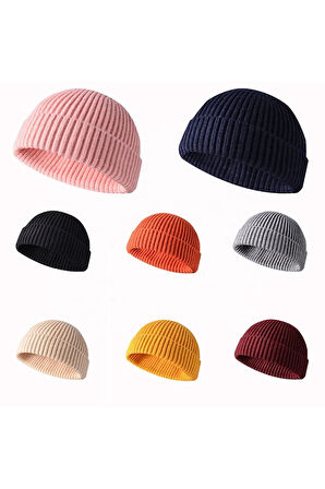 2 Adet Kısa Bere Hipster Bere Takke Bere Leon Beresi Hip Hop Beresi Takke