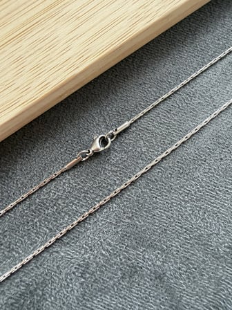 Paslanmaz Kararmaz 1,5mm Kobra Çelik Kolye Çelik Zincir